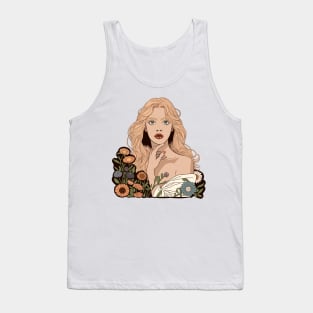 Beautiful blong girl Tank Top